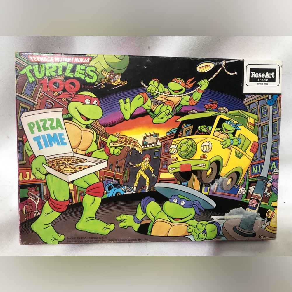 Teenage mutant ninja turtle 100 piece jigsaw puzzle.